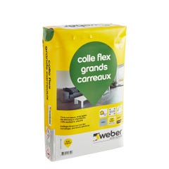 Colle flex grands carreaux gris 25 Kg C2s1et - WEBER 0