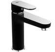 MITIGEUR LAVABO NOIR ET CHROME "TYRIA" IDEAL STANDARD