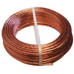 Câble de terre en cuivre nu  25 mm² L.25 m 0