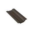 Demi-tuile Double Romane brun - MONIER