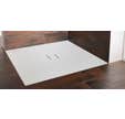 Receveur solid surface antidérapant blanc l.120 x P.90 cm Loft