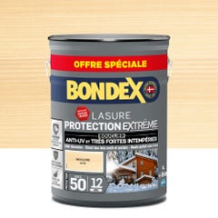 Lasure protection extrême 12 ans incolore 5 L + 20 % gratuit - BONDEX 0