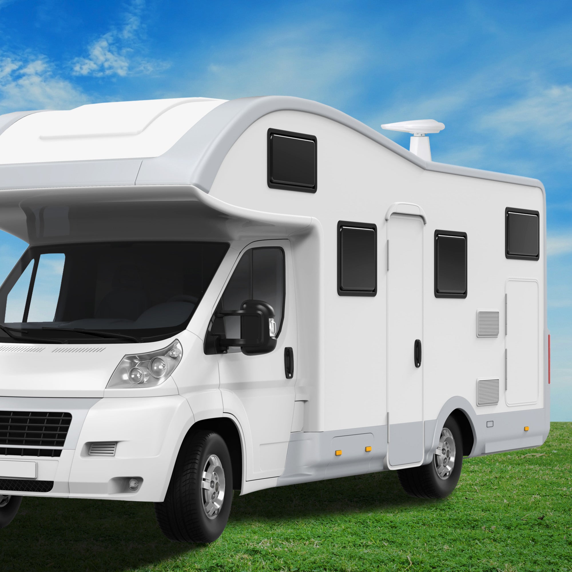 Kit Antenne TV TNT 360 HD extérieure amplifiée omnidirectionnelle 28 dB