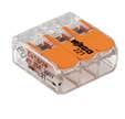 BORNE WAGO 221 MINI 3X4MM² A LEVIER