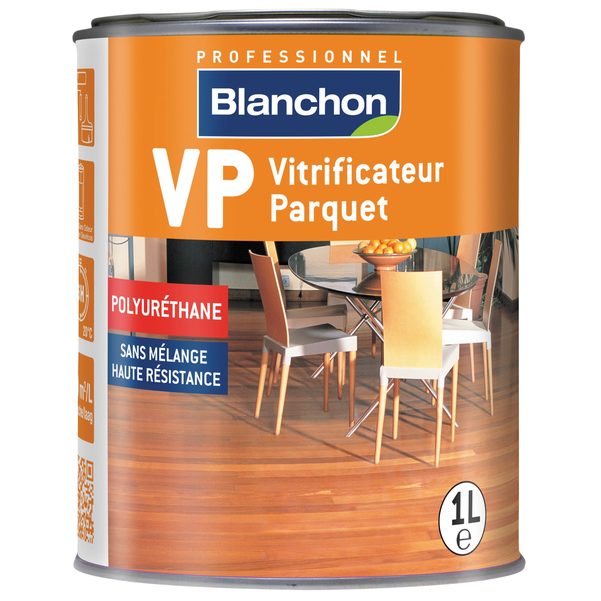 Vitrificateur parquet satiné 1 L VP - BLANCHON 0