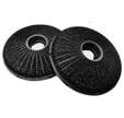 Kit de 2 filtres anti-odeur charbon actif pour hotte Electrolux