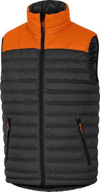 Doudoune de travail sans manches Gris Orange T.XXXL G Doon DELTA PLUS
