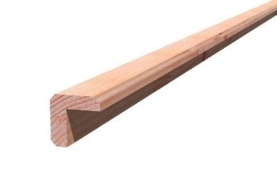 baguette angle douglas naturel pour bardage bricoman