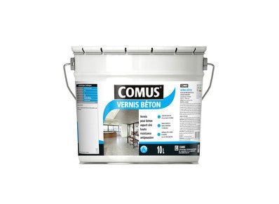 Vernis Beton Sol Acrylique Aspect Cire Incolore 10 L Comus Bricoman