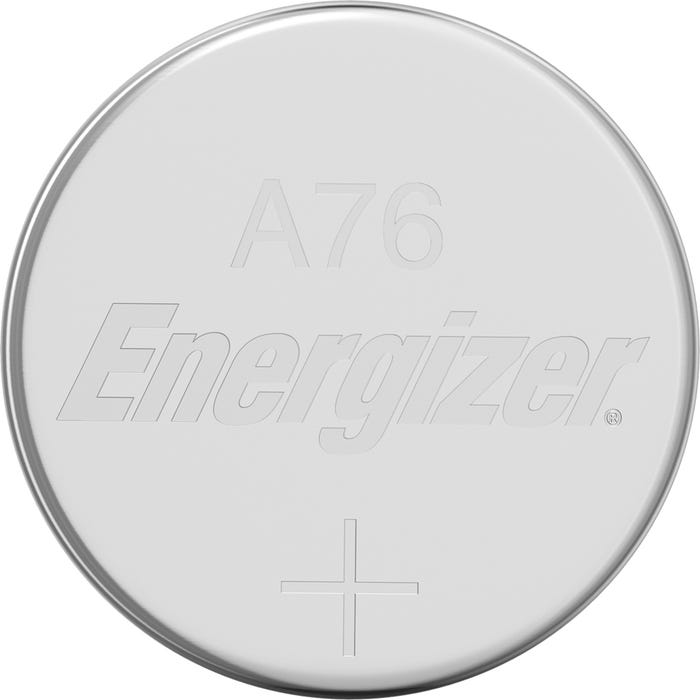 Piles bouton Energizer Alcaline LR44/A76, paquet de 2 1