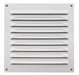 Grille avec moustiquaire aluminium anodisé L.200 x l.200 mm - AUTOGYRE