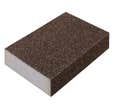Eponge abrasive 100x70mm Grain180 NORTON Ponçage à main finition toutes surfaces