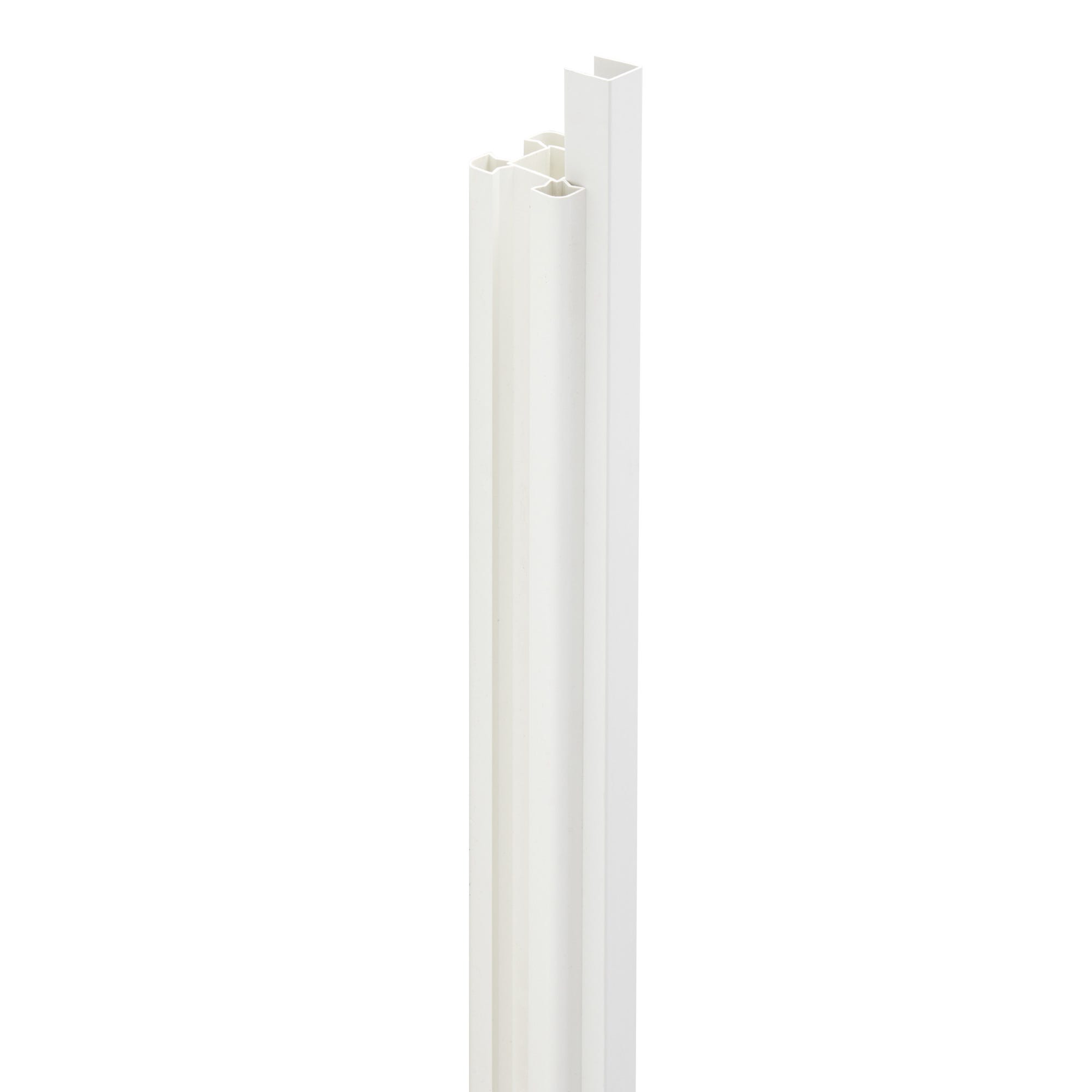 Profil de finition en U PVC lame à emboîter H.20 x L.300 x Ep.3 cm 2