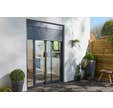 BAIE COUL ALU VRI 215X240 RPT GRIS