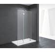Paroi de douche H.195 cm L.100+40 cm Carol