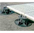 Lot de 25 plots réglables noir 155/160 mm