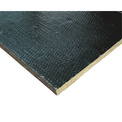 12 panneaux laine de roche ROCKFLAM pour cheminée Kraft Ep 30 mm  R=0.90 ISOVER 1x0.60M 0