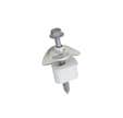Lot de 30 tirefonds avec pontet petites ondes Diam.6 x L.65 mm