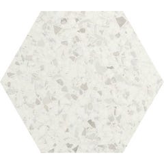 Faïence Hexagonale 20 x 24 cm Inspire White