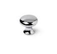Bouton zamak d25 chromé poli