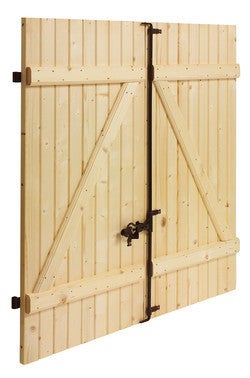 volet battant sapin 2 vantaux h 215 x l 120 cm fvi bricoman