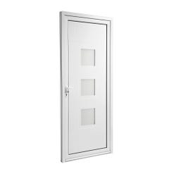Porte d?entrée aluminium roma blanc h215xl90 droit 1