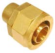 1 RACCORD PE GAZ D32 A BRASER CUIVRE D22 GAZ NATUREL