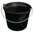 SEAU 11 L PLASTIQUE NOIR