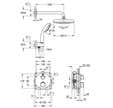 Ensemble de douche à encastrer avec mitigeur thermostatique "PRECISION TREND" GROHE (34733002)