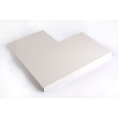 Angle couvertine laqué blanc L.500 x l.500 mm 0