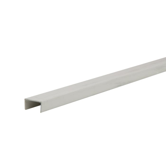 Profil U en PVC blanc 16 mm Long.2,6 m - SOTRINBOIS 0