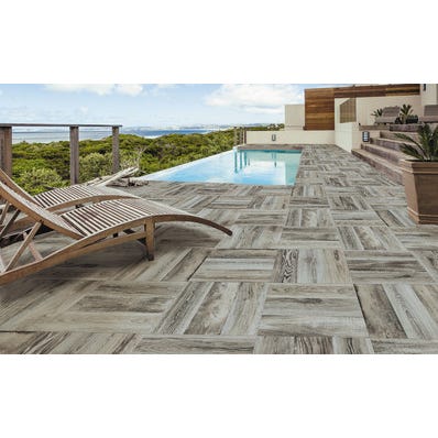 Carrelage Exterieur Sol Beige Effet Pierre L 25 X L 50 Cm Chateau Color Bricoman