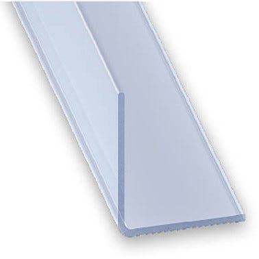 Cornière PVC transparent 20x20 L260cm