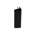 Raccords angle droit noirs pour plinthe ép. 16-19 x h. 150 mm x4