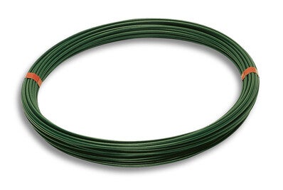 Fil de fer vert en plastique épaisseur 1,4 mm longueur 20 m