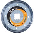 Disque diamant X-Lock carrelage ventilée coupe céramique grés faience Diam.125 mm - DIAM INDUSTRIES