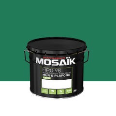 Peinture intérieure satin vert cresson teintée en machine 10L HPO - MOSAIK 1