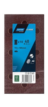 6 Vous avec velcro 8 Trous Kivec IMP3119 abrasive Ponceuse pour plaque 93 x 185 mm Grain 180 6 pcs 2