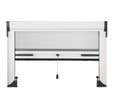 Moustiquaire enroulable en aluminium gris H.160 x l.130 cm