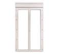 Porte-fenêtre PVC 2 vantaux avec volet roulant intégré monobloc H.215 x l.120 cm - GROSFILLEX