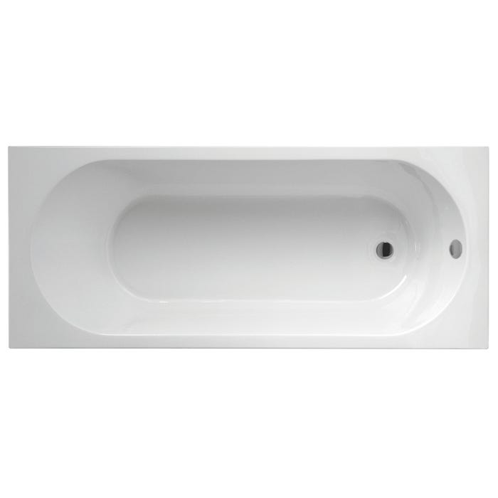 Baignoire rectangulaire blanche L.170 x l.70 cm Easy Bath - BALNEO 2