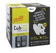 Systeme cubix blanc pour tablette de 18 mm