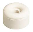 BUTOIR CAOUTCHOUC BLANC 30/18 2 PCS SACH