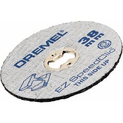 Pack de 5 disques speedclic diam.38 mm métaux - DREMEL 1