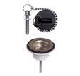 Bonde lavabo à bouchon en plastique Ø 40 mm Wirquin Pro