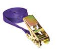 Sangle polypropylene avec tendeur a cliquet 25 mm x 5 m