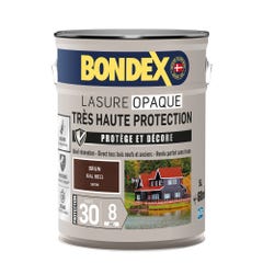 Lasure opaque très haute protection 8 ans brun 5 L - BONDEX 2