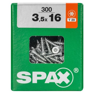 VIS AGGLO SPAX TF TX 3,5X16 WIROX X300 2