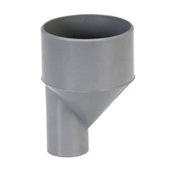 Réduction PVC mâle/femelle Diam.100/80 mm