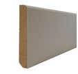 Plinthe arrondie MDF revêtu papier blanc 14 x 50 mm Long.2,4 m - SOTRINBOIS